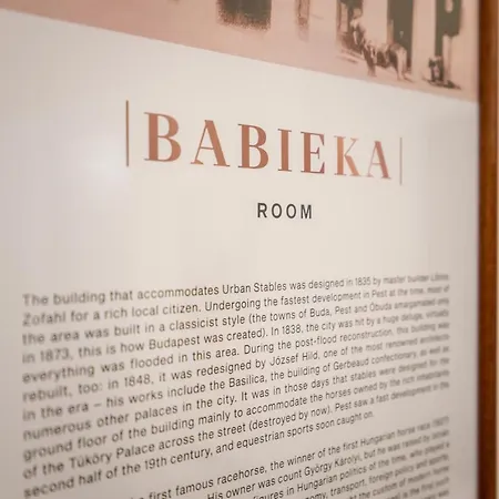 Urban Stable Luxury Budapest